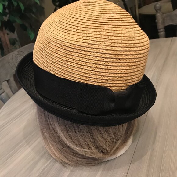 Ladies Woven Summer Hat One Size - Picture 2 of 2